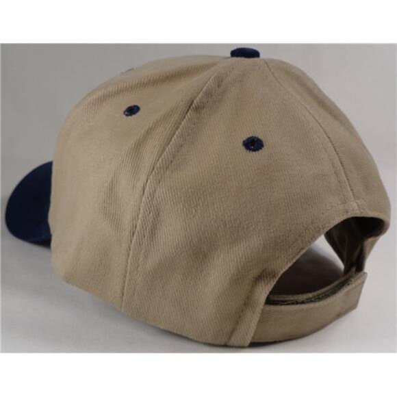 Retro Vintage Style Hat Licensed Cap Ford Truck Trucks Navy Blue Bill Tan F150